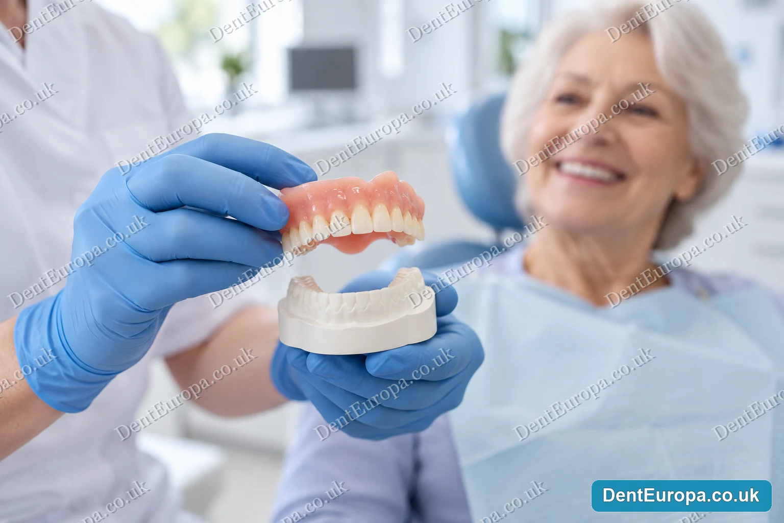 New denture fitting and care at DentEuropa in Hounslow